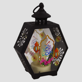 Acrylic Ramadan Lantern – Hexagonal Glass Design