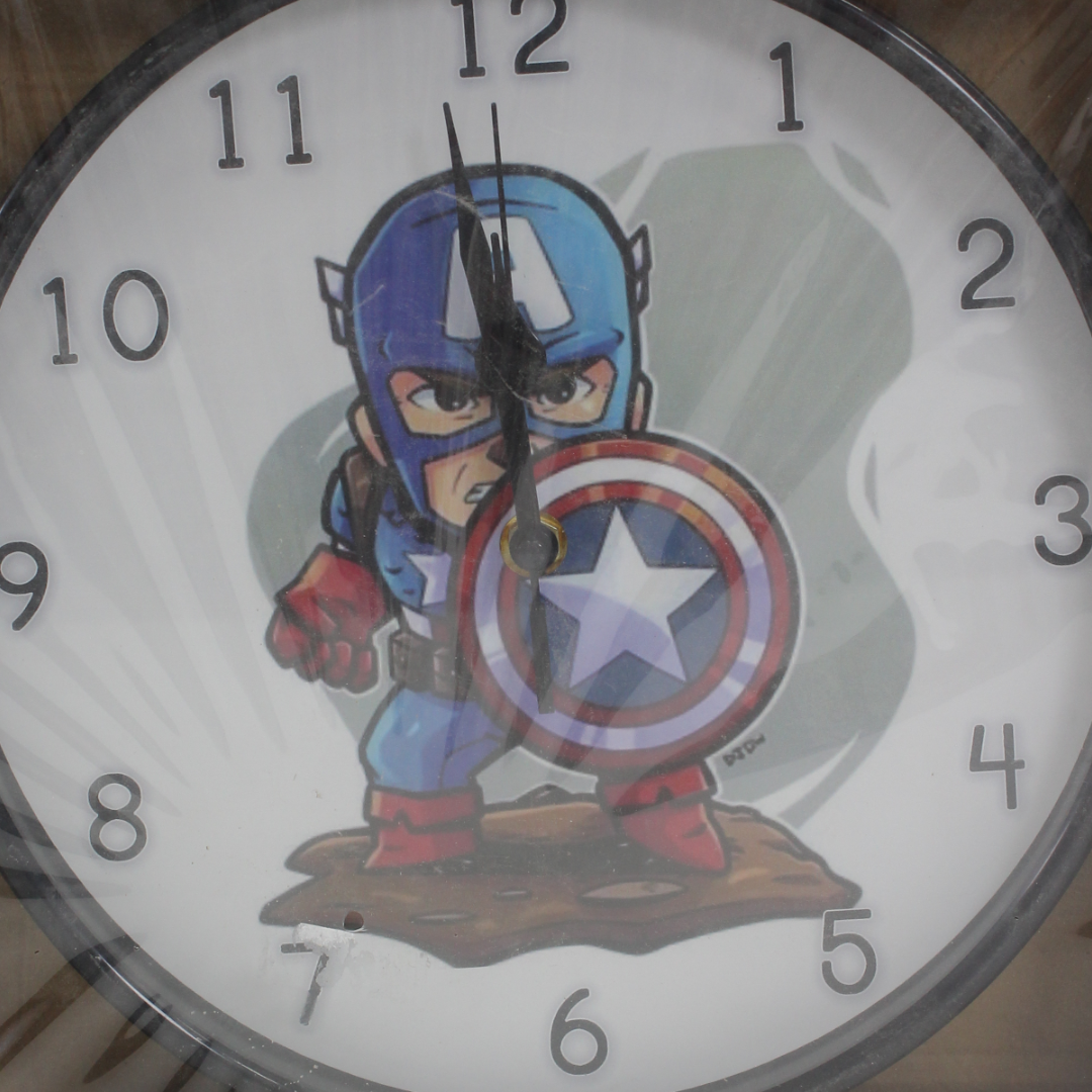 Captain America Wall Clock
