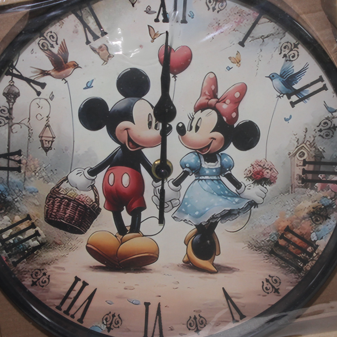 Mickey & Minnie Mouse Wall Clock
