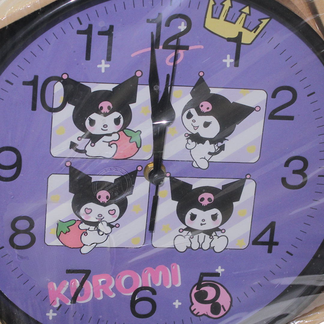 Kuromi Wall Clock