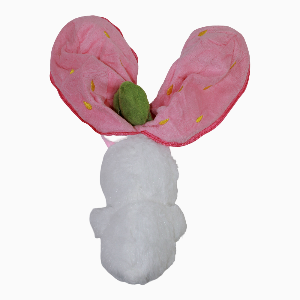Bunny in a Strawberry Plush Toy with Zipper