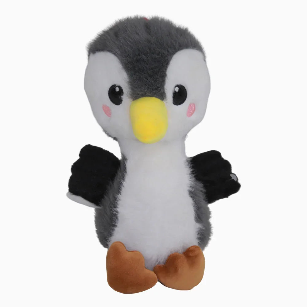 Penguin Plush Toy - White/Grey