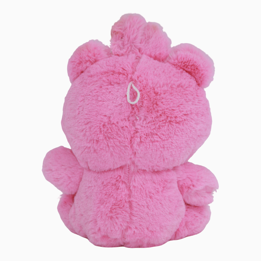 Sitting Labubu Plush Toy – Pink