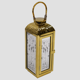 Arabic Lantern – LED Fanoos Light for Ramadan (Gold)