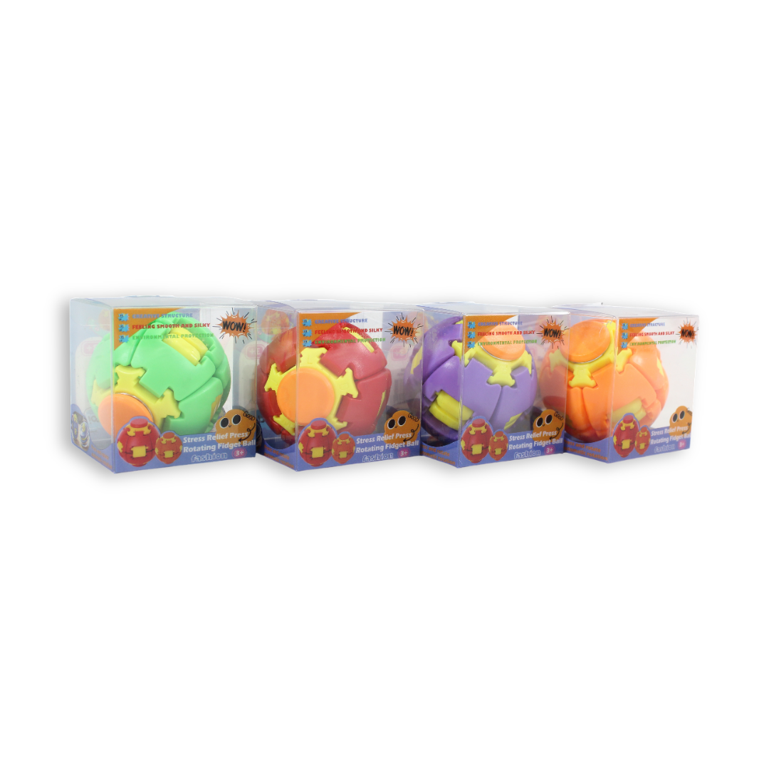 Kids Light-up Spinner Ball Display – 1 Pcs