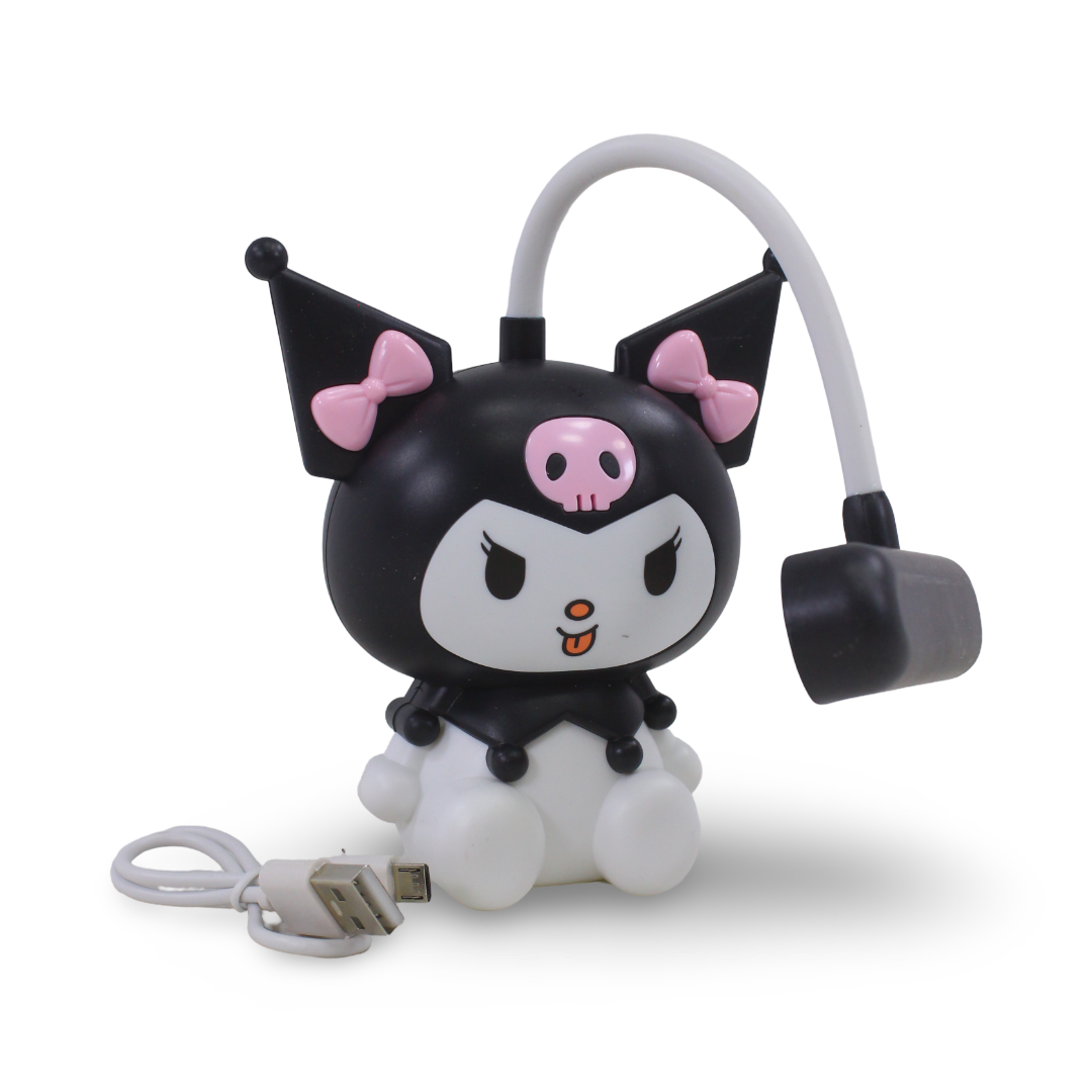 Kuromi LED Night Light and Desk Lamp – Black
