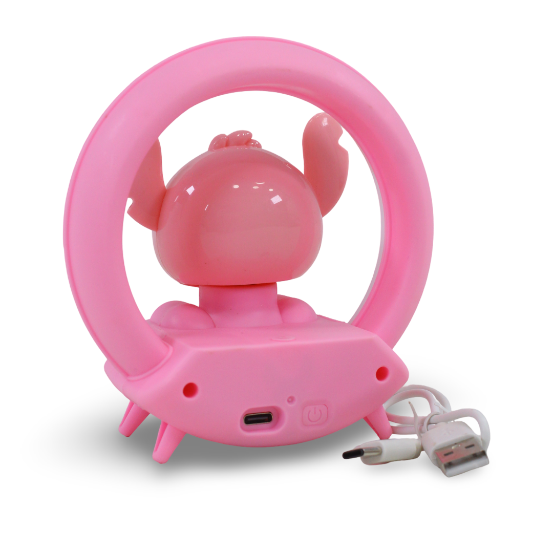 Stitch LED Night Light and Desk Lamp – Pink