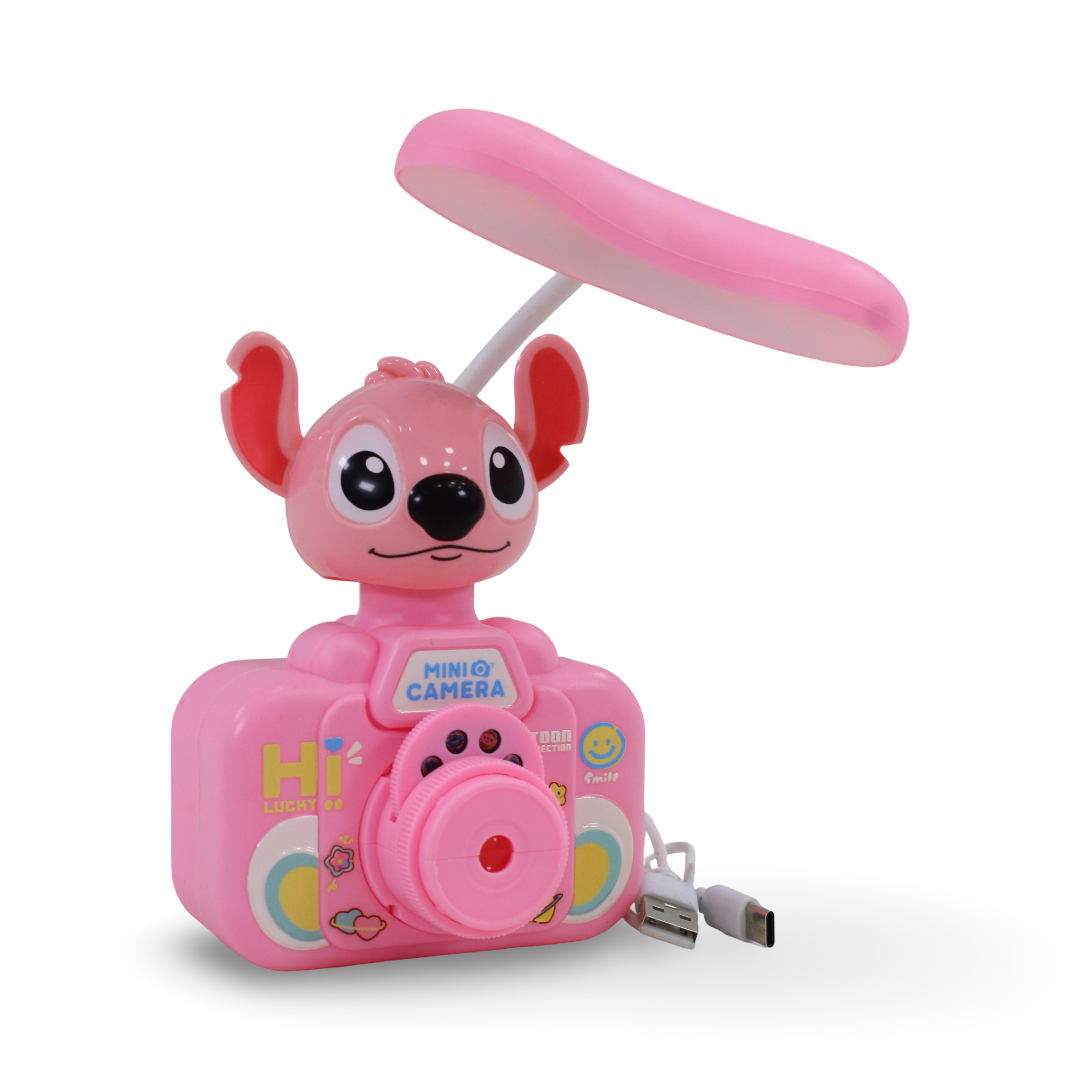 Stitch LED Night Light and Desk Lamp – Pink