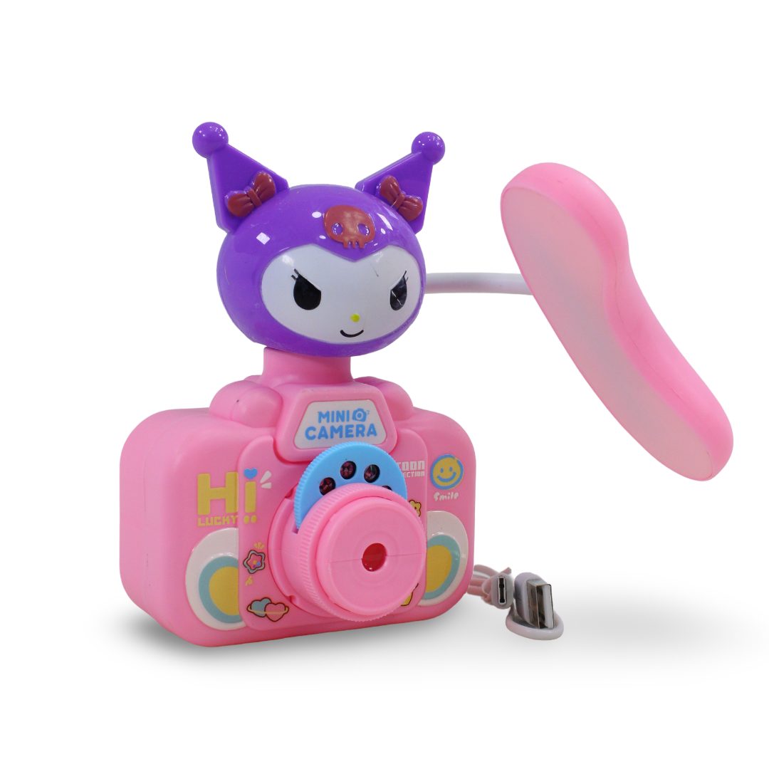 Kuromi LED Night Light and Desk Lamp – Pink