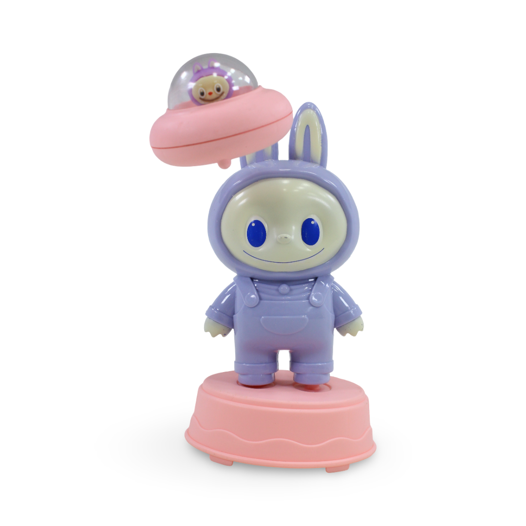 Labubu LED Night Light and Desk Lamp – Purple
