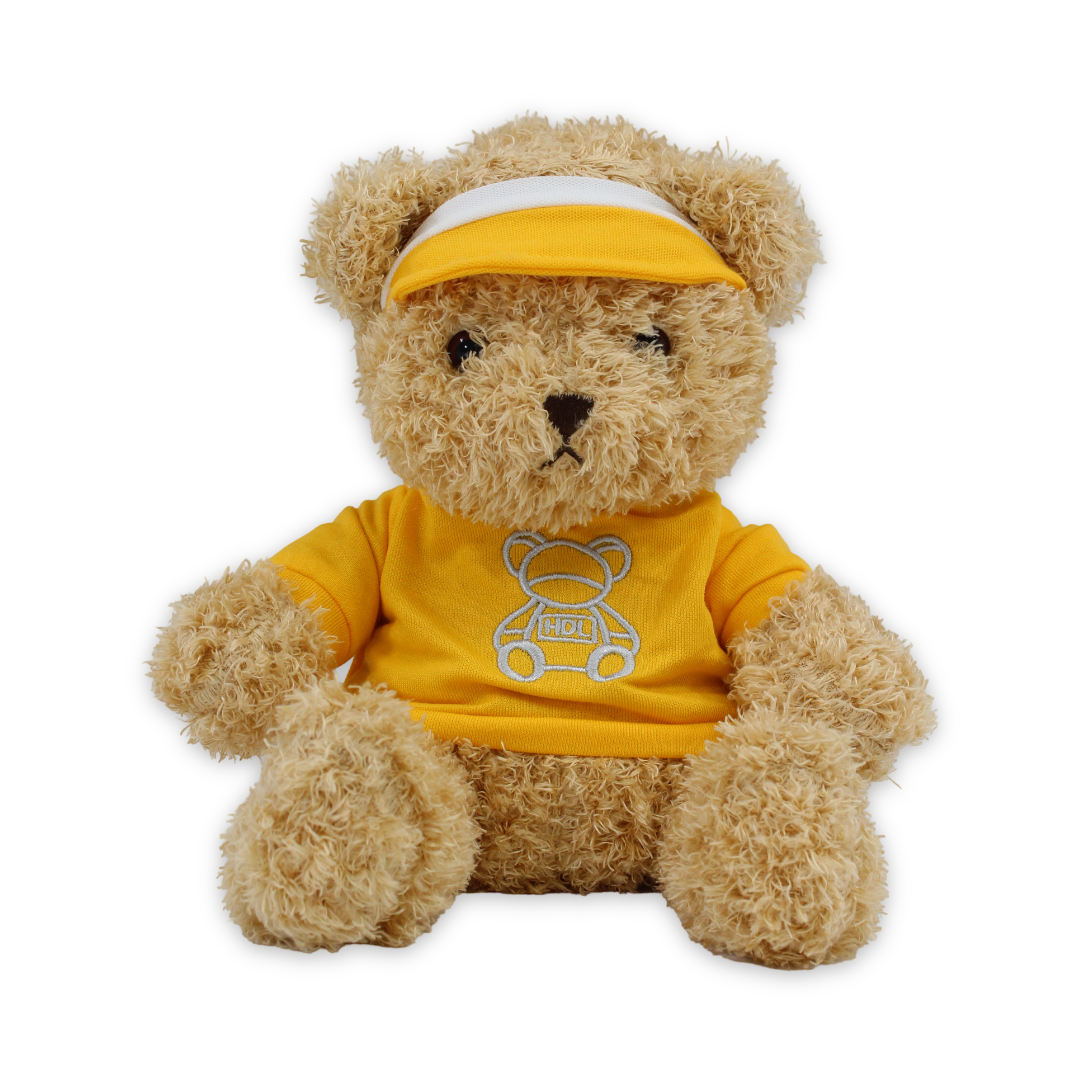 Teddy Bear Cafe with Yellow T-Shirt Plush Toy
