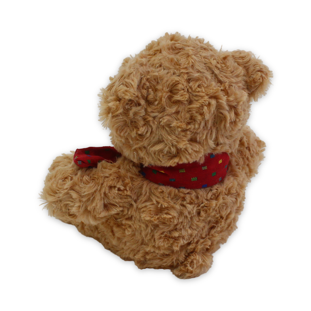 Teddy Bear Plush Toy – Cafe with Red Scarf