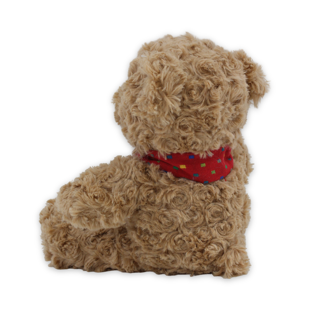 Teddy Bear Cafe with Red Scarf Plush Toy