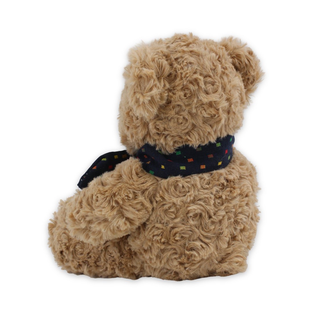 Teddy Bear Cafe with Navy Scarf Plush Toy