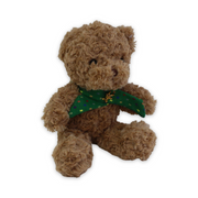 Teddy Bear Plush Toy – Cafe with Green Scarf