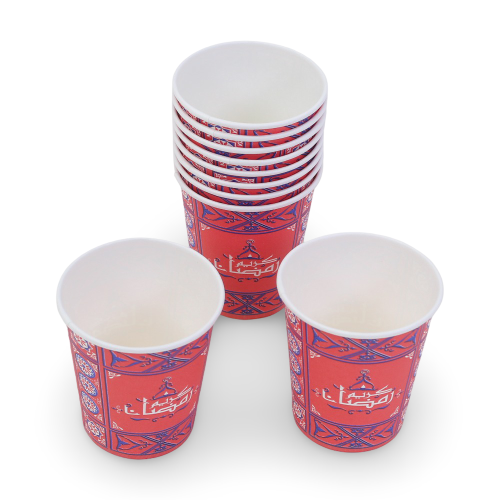 Ramadan Paper Cups Pack – 10 Pieces