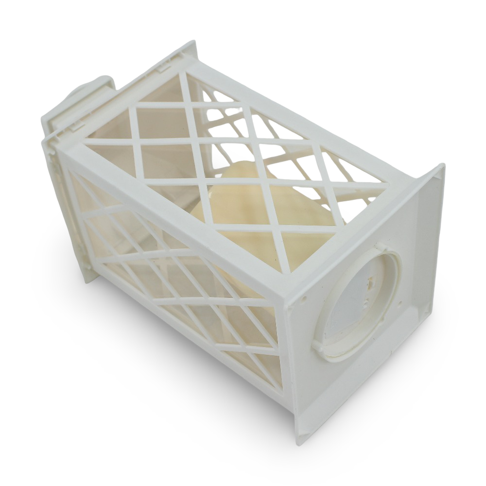 Acrylic Ramadan Lantern with Candle - White