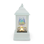 Acrylic Ramadan Lantern with Candle - White