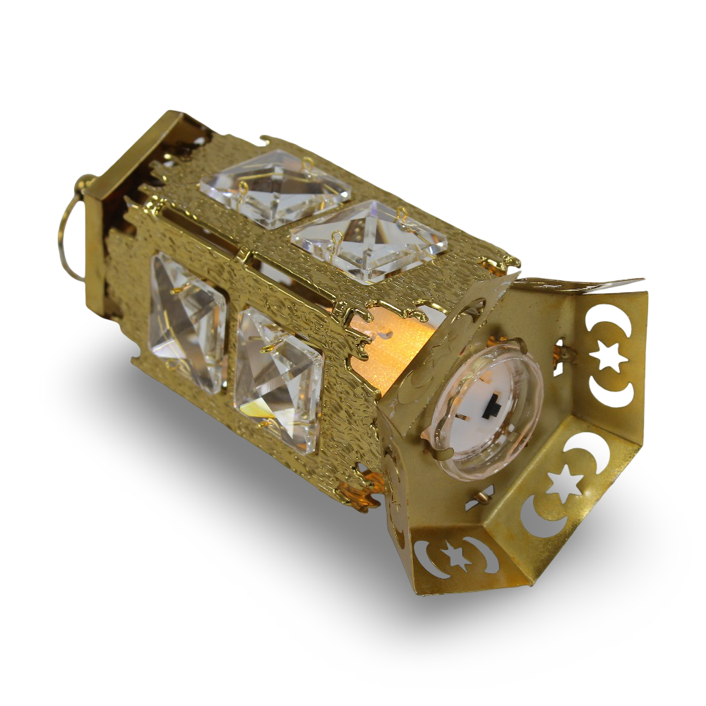 Ramadan Crystal Lantern - Gold