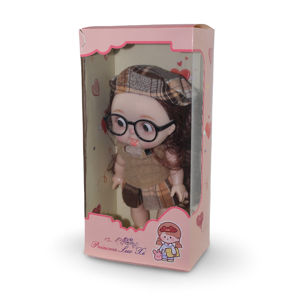 Doll with Big Glasses - Assorted Designs
