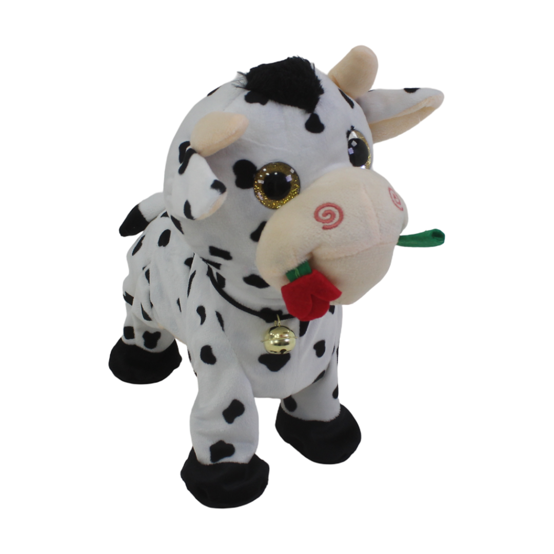 Dancing Cow Plush Toy with Movement & 7 Melodies