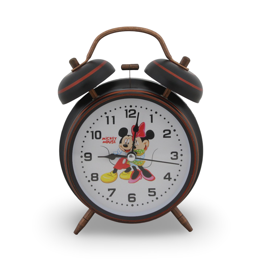 Mickey Mouse Alarm Clock – Black