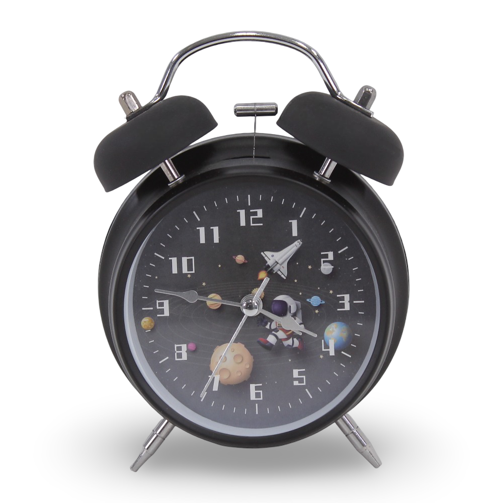 Space Alarm Clock - Black
