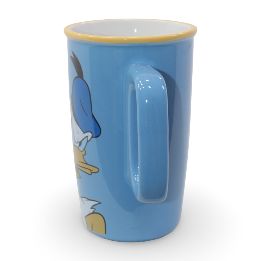 Donald Duck Pottery Mug – Blue (Large Size)