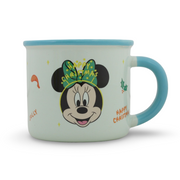 Minnie Mouse Pottery Mug - Aqua