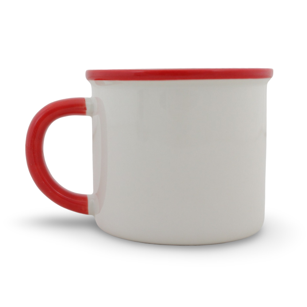 Minnie Mouse Pottery Mug - Red