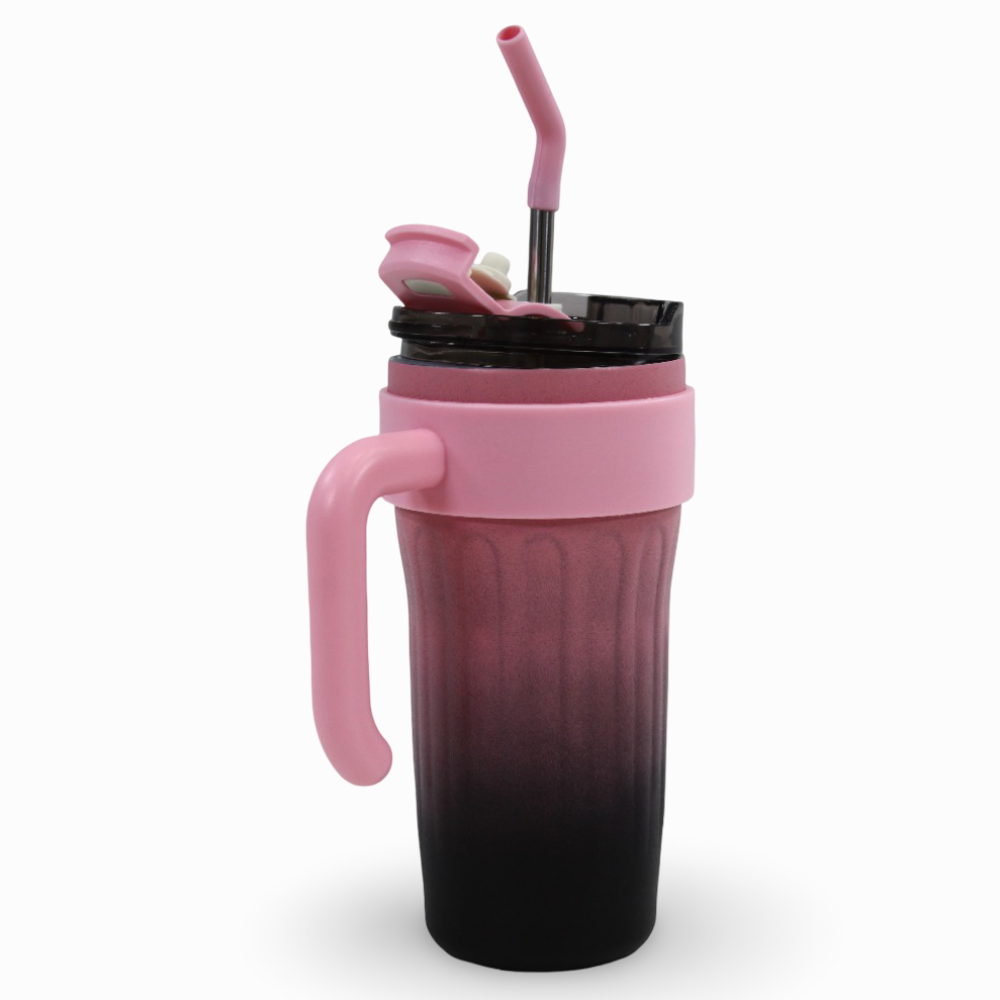 Straw Mug 780ml – Pink