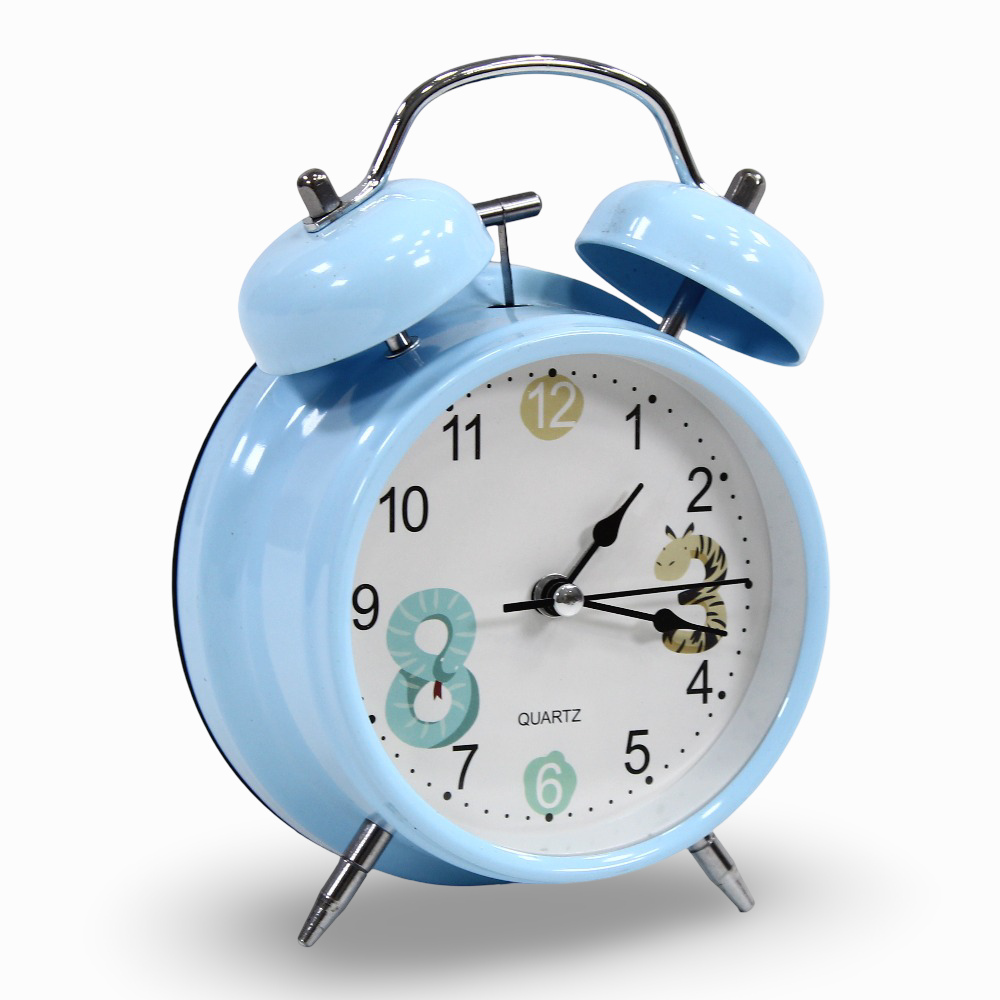 Metal Alarm Clock – Light Blue