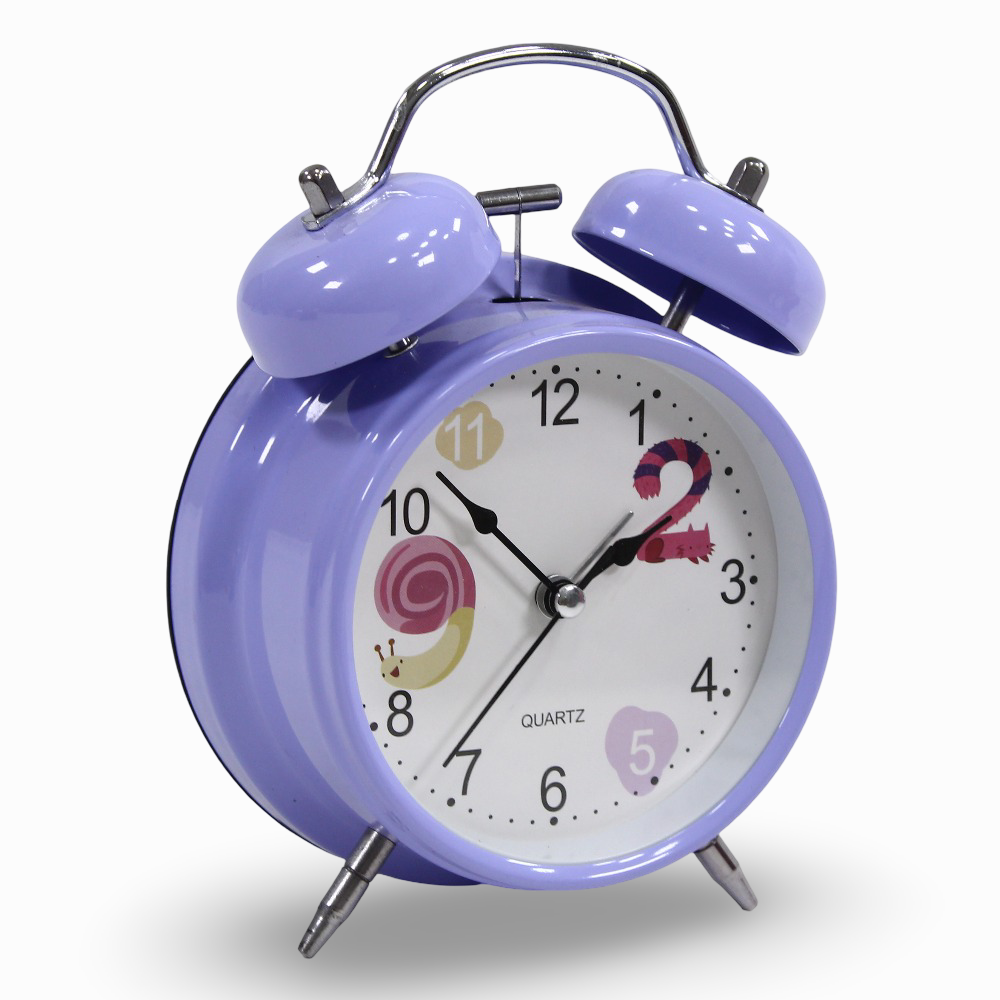 Metal Alarm Clock – Purple