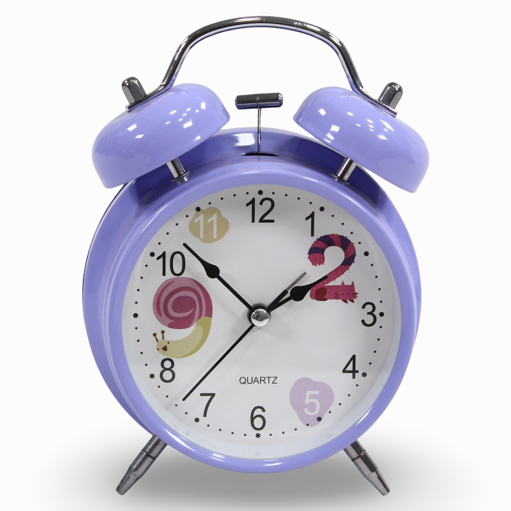 Metal Alarm Clock – Purple
