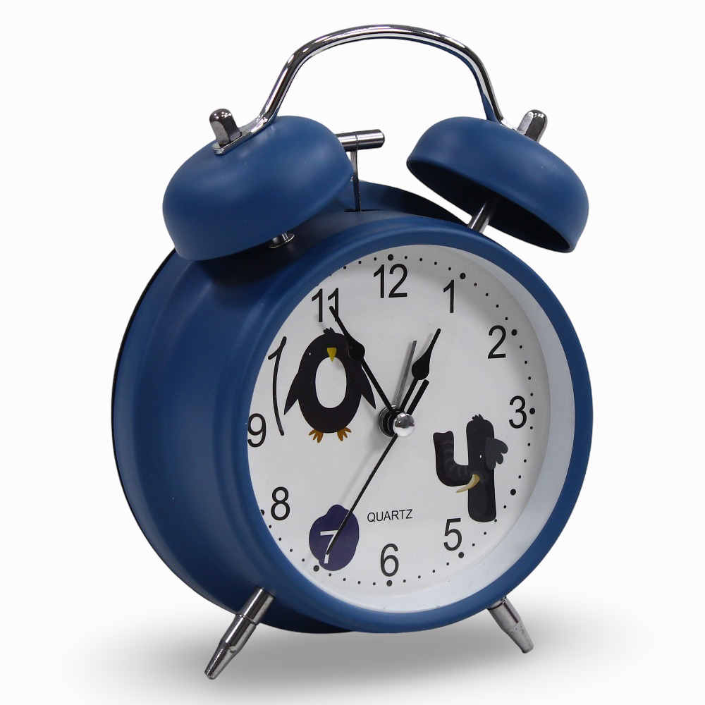 Metal Alarm Clock – Petroleum Blue