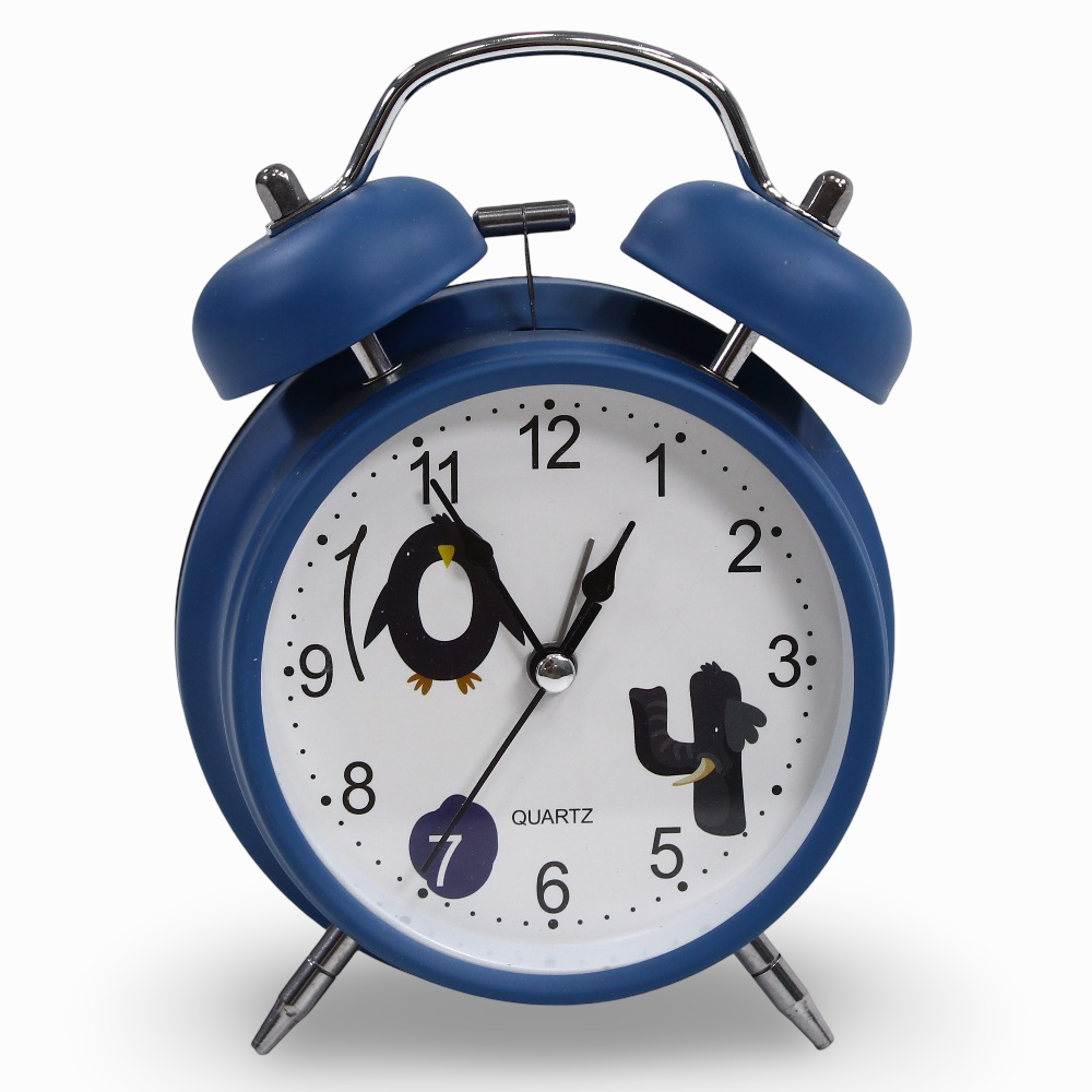Metal Alarm Clock – Petroleum Blue