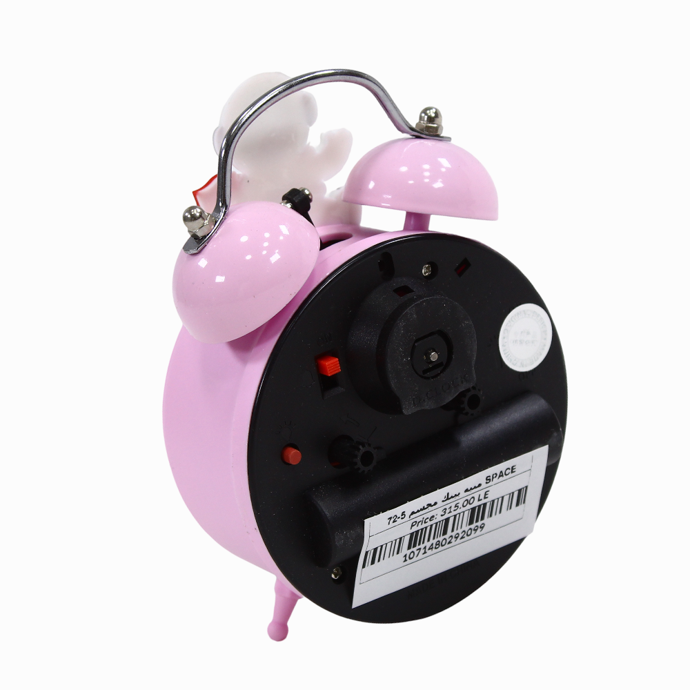 Alarm Clock – Pink with Astronaut Design