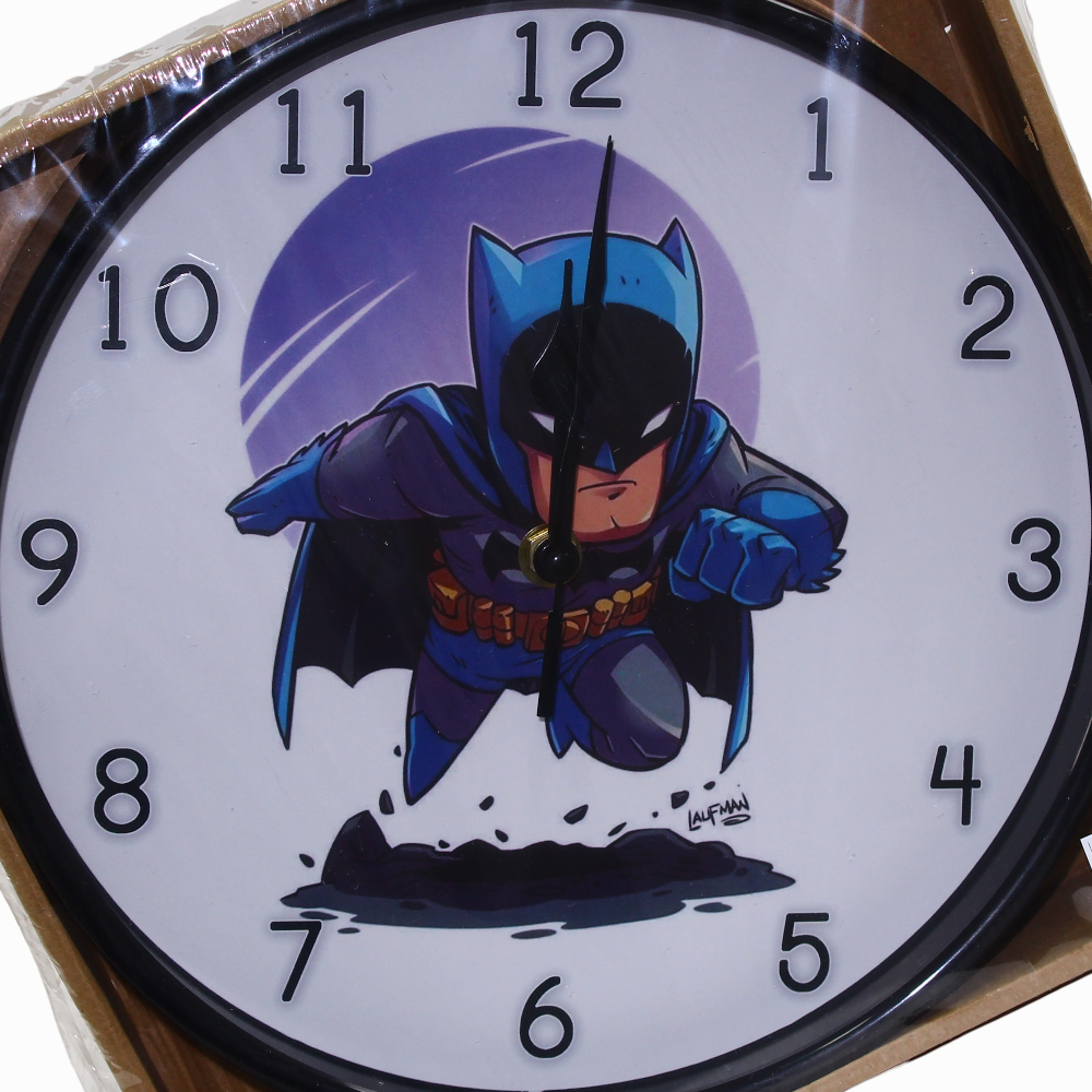 Kids Wall Clock – Batman Design