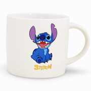 Porcelain Mug – White with Stitch Design