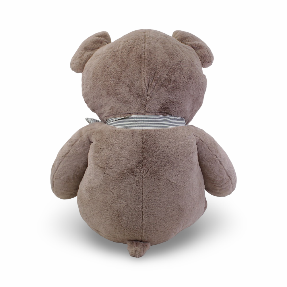 Jumbo Teddy Bear Plush Toy – Brown with Scarf ( 110 cm )