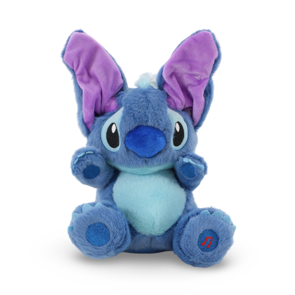 Stitch Talking Musical Plush Toy with Repeat After You Feature - Blue