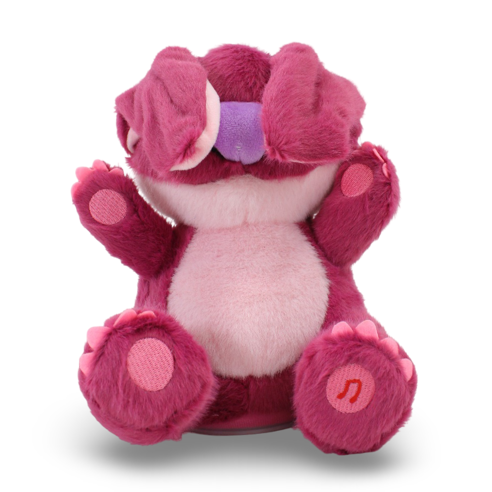 Stitch Talking Musical Plush Toy with Repeat After You Feature - Pink