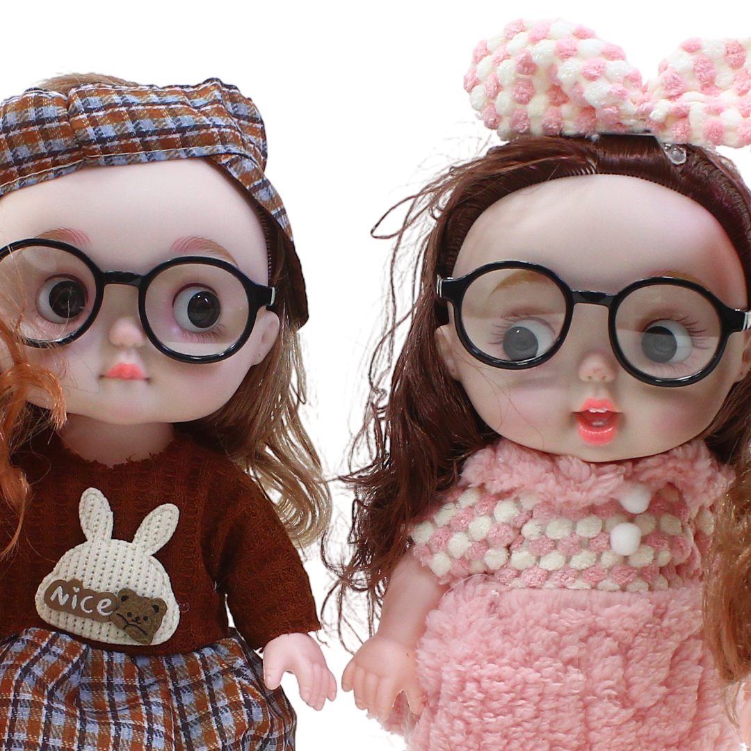 Lovely Baby Trend Doll with Glasses