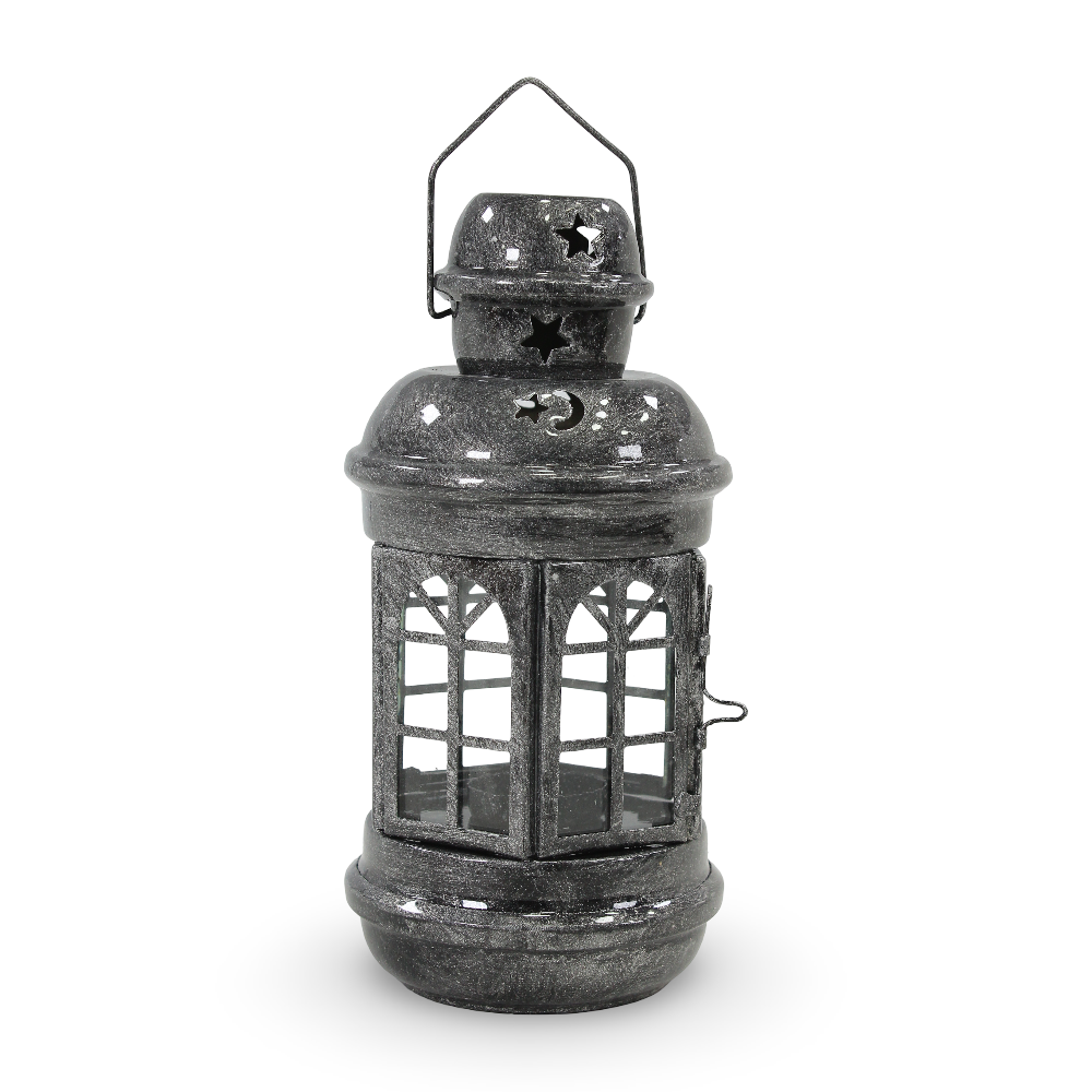 Ramadan Decorative Metal Lantern – Silver