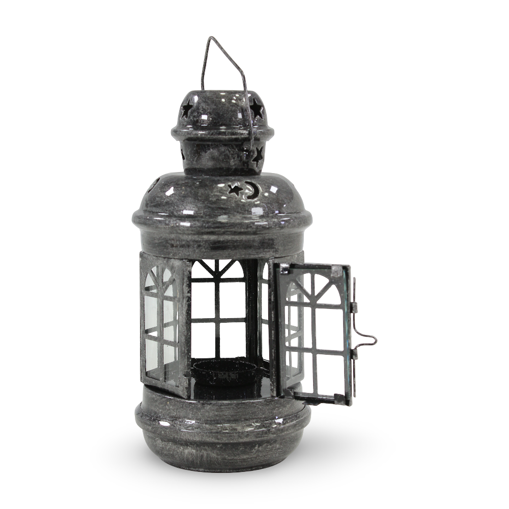 Ramadan Decorative Metal Lantern – Silver