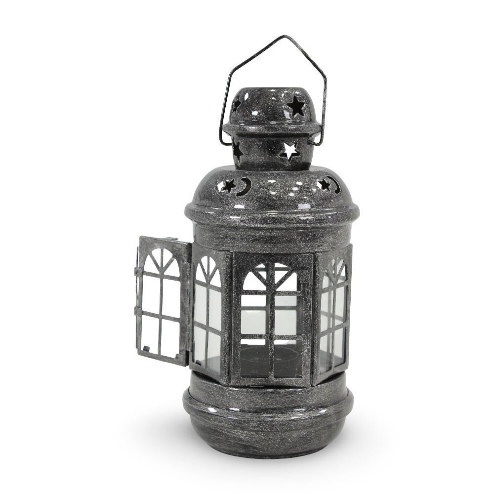 Ramadan Decorative Metal Lantern – Silver
