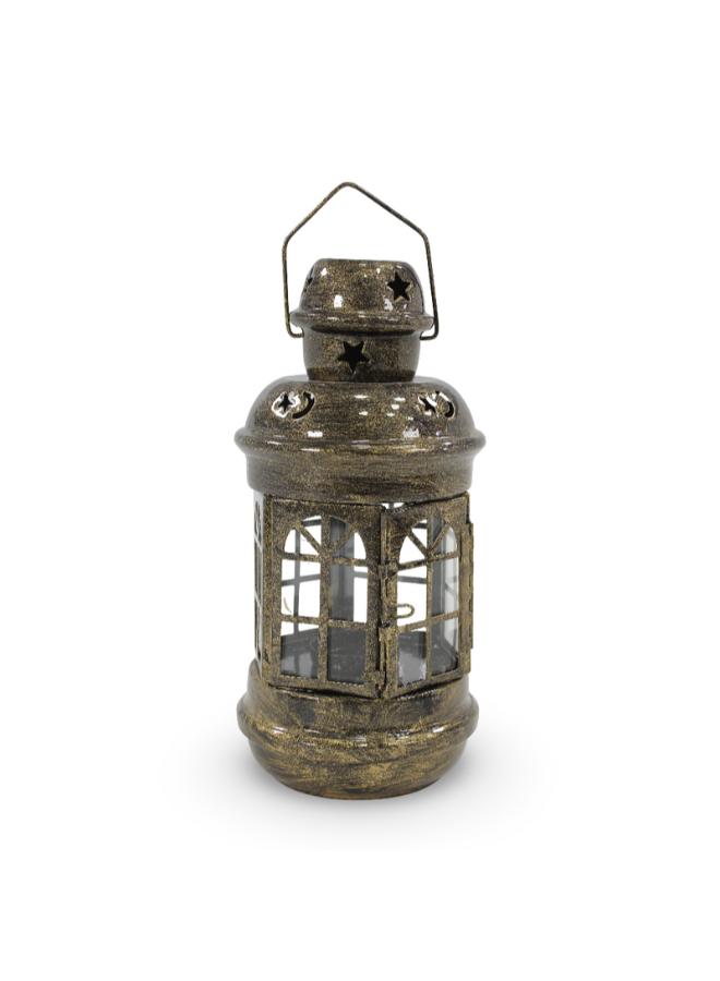 Ramadan Decorative Metal Lantern – Yellow Copper
