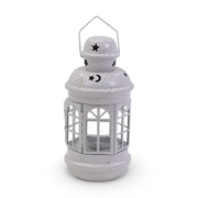 Ramadan Metal Lantern – White Matte