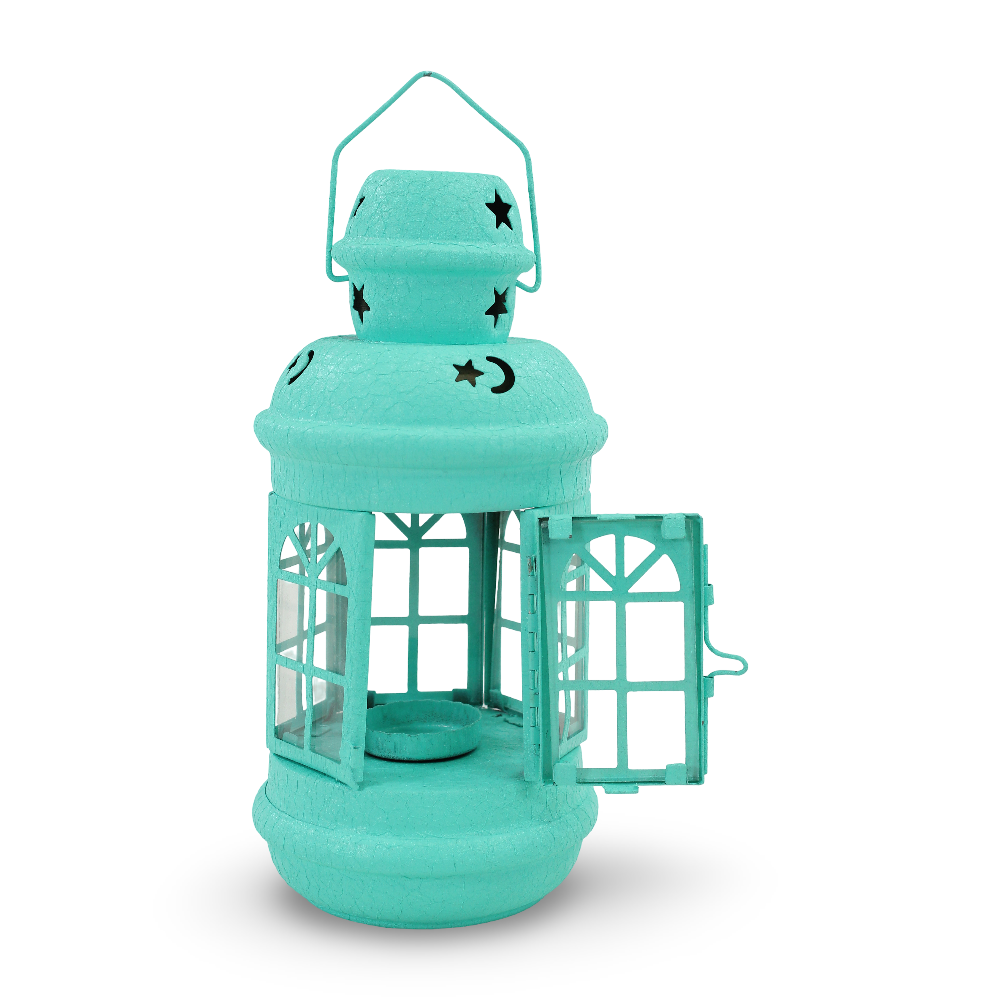 Ramadan Decorative Metal Lantern – Mint