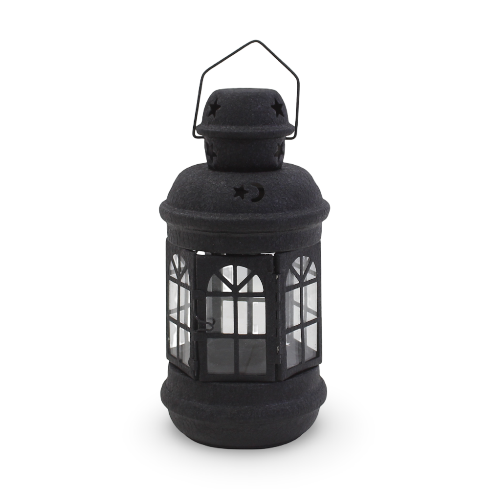 Ramadan Metal Lantern – Black Matte